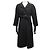 ABRIGO CHANEL P32031V19402 M38 LARGO DE LANA NEGRA CON CINTURÓN Negro