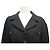 ABRIGO CHANEL P32031V19402 M38 LARGO DE LANA NEGRA CON CINTURÓN Negro - vista 2