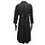 ABRIGO CHANEL P32031V19402 M38 LARGO DE LANA NEGRA CON CINTURÓN Negro - vista 3