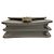 Borsa a Spalla in Pelle Interlocking G di Gucci Grigio