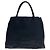 Prada Nylon Tessuto Logo Tote Bag Schwarz - Ansicht 2