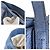 Gucci Leder Tote Bag Blau - Ansicht 6