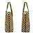 Borsa a Spalla Gucci GG Crystal Tote Beige Marrone - vista 8
