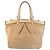 Gucci Bamboo Diamante Canvas Leder Tote Braun Beige - Ansicht 2
