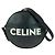 Céline Borsa a spalla in pelle con logo Dancing Kid di Celine Nero