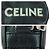 Céline Borsa a spalla in pelle con logo Dancing Kid di Celine Nero - vista 4