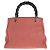 Gucci Bamboo Leder Tote Tasche Pink