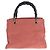Gucci Bamboo Leder Tote Tasche Pink - Ansicht 2