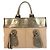 Chloé Chloe Canvas-Leder Tote Bag Braun Beige