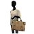 Chloé Chloe Canvas-Leder Tote Bag Braun Beige - Ansicht 7