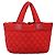 Chanel Coco Cocoon Wende-Tote aus gestepptem Nylon Groß Rot - Ansicht 2