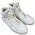 Sneaker alte bianche in pelle Céline CT-01 "Z" Bianco
