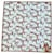 Set of 6 placemats and 6 napkins Hermès "Floral Baskets" White Red Golden  - view 1