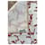 Set of 6 placemats and 6 napkins Hermès "Floral Baskets" White Red Golden  - view 4