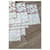 Set of 6 placemats and 6 napkins Hermès "Floral Baskets" White Red Golden  - view 5