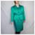 Yves Saint Laurent YSL tailleur vert de cérémonie avec gilet 1988  - vue 3