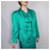 Yves Saint Laurent YSL tailleur vert de cérémonie avec gilet 1988  - vue 8