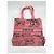 Christian Dior Dioriviera Tote Bag aus rosa Canvas Pink - Ansicht 2