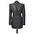 Autre Marque Abito blazer scolpito WARDROBE.NYC nero in lana