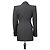 Autre Marque Abito blazer scolpito WARDROBE.NYC nero in lana - vista 2
