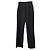 Jacquemus schwarze Wollhose mit weitem Bein - Ansicht 2