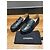 Chanel Navy Leder CC Slipper Marineblau - Ansicht 5
