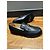 Chanel Navy Leder CC Slipper Marineblau - Ansicht 6