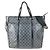 Bolso Tote Tadao Damier Graphite Louis Vuitton Negro