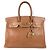 Borsa Tote Hermès Birkin 35 in pelle Courchevel oro D'oro
