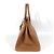 Borsa Tote Hermès Birkin 35 in pelle Courchevel oro D'oro - vista 3