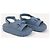 Sandales plateforme en caoutchouc Horsebit Gucci bleu marine - vue 4