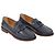 Mocassini Gucci Interlocking G in pelle blu navy