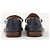 Mocassini Gucci Interlocking G in pelle blu navy - vista 2