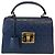 Borsa Gucci Padlock in pelle blu navy
