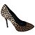 Gucci Pumps mit Leopardenmuster Ponyhaar Spitz zulaufend Braun