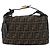 Borsa a mano Vanity in tela Zucca FENDI nera marrone oro Auth ARZ429 Nero D'oro - vista 13