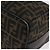 Borsa a mano Vanity in tela Zucca FENDI nera marrone oro Auth ARZ429 Nero D'oro - vista 17