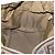 Borsa a mano Vanity in tela Zucca FENDI nera marrone oro Auth ARZ429 Nero D'oro - vista 22