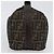 Borsa a mano Vanity in tela Zucca FENDI nera marrone oro Auth ARZ429 Nero D'oro - vista 3