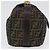 Borsa a mano Vanity in tela Zucca FENDI nera marrone oro Auth ARZ429 Nero D'oro - vista 4