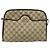 Gucci Borsa a Spalla GG Supreme PVC Beige Oro Auth ka3220 D'oro - vista 2