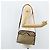 Gucci Borsa a Spalla GG Supreme PVC Beige Oro Auth ka3220 D'oro - vista 26