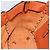 Bolso de mano de cuero Valentino con tachuelas 2 en 1 dorado naranja marrón Auth BA11416 - vista 20