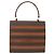 Céline Bolsa de mão em lona Macadam CELINE em couro PVC marrom dourado Auth 174439 - vista 3