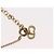 Collana Christian Dior in metallo dorato Auth BA11480 - vista 17