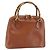 Borsa a mano Gucci Bamboo in pelle marrone oro 000 2058 0290 Auth bs33974 D'oro