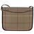 Borsa a Spalla Burberrys Nova Check in Tela Marrone Oro Auth bs33876 D'oro - vista 3