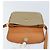 Céline Borsa a Spalla Circolare in Tela Macadam CELINE PVC Beige Oro Auth ARZ313 D'oro - vista 15