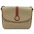 Céline Borsa a Spalla Circolare in Tela Macadam CELINE PVC Beige Oro Auth ARZ313 D'oro - vista 2
