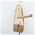 Céline Borsa a Spalla Circolare in Tela Macadam CELINE PVC Beige Oro Auth ARZ313 D'oro - vista 24